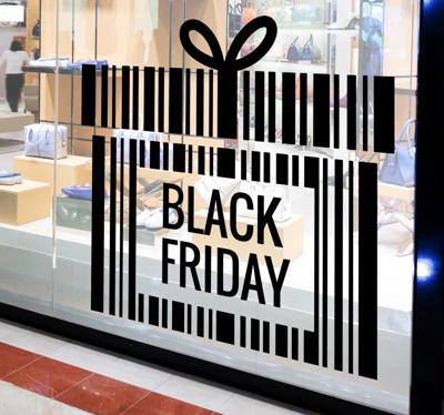 Sticker Black Friday Cadeau