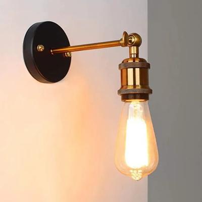 Industriële wandlamp hoek &apos;Ethan&apos; E27 fitting hoeklamp (zonder schakelaar)