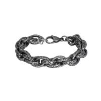 iXXXi Men Stalen Armband Nathan Zilver