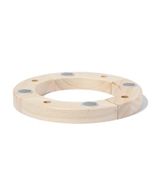 HEMA Houten Jaarring Kandelaar (multi)