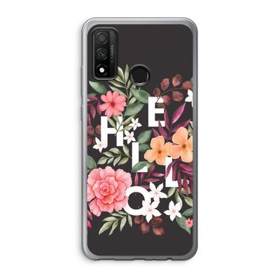 Hello in flowers: Huawei P Smart (2020) Transparant Hoesje