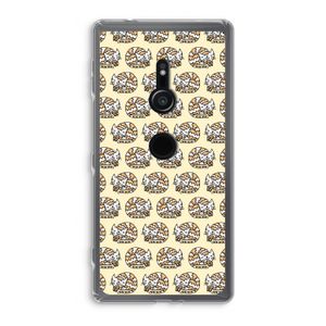 Slapende poes: Sony Xperia XZ2 Transparant Hoesje