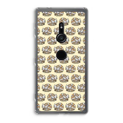 Slapende poes: Sony Xperia XZ2 Transparant Hoesje