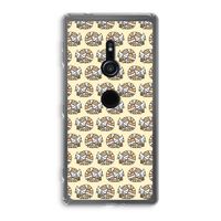 Slapende poes: Sony Xperia XZ2 Transparant Hoesje