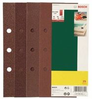 Bosch Accessoires 25-delige schuurbladenset 93 x 230 mm voor vlakschuurmachines, korrel 60,80,120,240 - 2607019501 - thumbnail