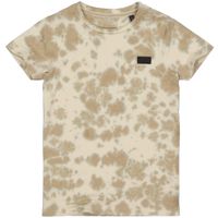 LEVV Little Jongens t-shirt - Edo - Grijs zand tie dye