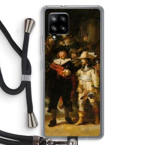De Nachtwacht: Samsung Galaxy A42 5G Transparant Hoesje met koord