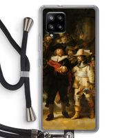 De Nachtwacht: Samsung Galaxy A42 5G Transparant Hoesje met koord