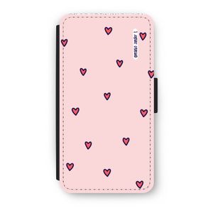Hartjes: iPhone X Flip Hoesje