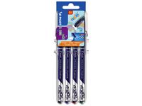 Fineliner Pilot Frixion 0,45mm etui ÃƒÆ' 4 stuks assorti