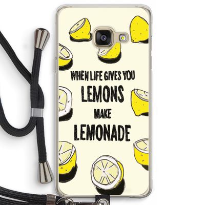 Lemonade: Samsung Galaxy A3 (2016) Transparant Hoesje met koord