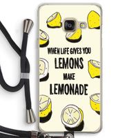 Lemonade: Samsung Galaxy A3 (2016) Transparant Hoesje met koord