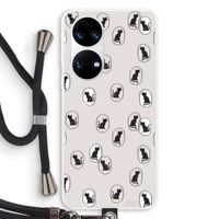 Miauw: Huawei P50 Transparant Hoesje met koord