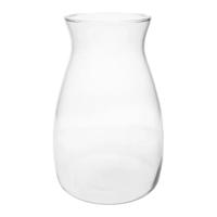 Bloemenvaas Yann - helder transparant glas - D20 x H30 cm - decoratieve vaas - bloemen/takken Bloemenvaas Yann - helder transparant glas - D20 x H30 cm - decoratieve vaas - bloemen/takken