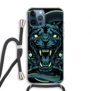 Cougar and Vipers: iPhone 12 Pro Transparant Hoesje met koord