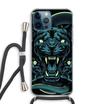 Cougar and Vipers: iPhone 12 Pro Transparant Hoesje met koord