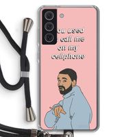 Hotline bling: Samsung Galaxy S21 FE Transparant Hoesje met koord