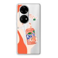 Peach please!: Huawei P50 Pro Transparant Hoesje
