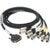 Klotz TCDAE05.0 8-kanaals AES/EBU D-Sub XLR kabel 5 meter