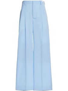 Marni pantalon de tailleur à coupe ample - Bleu