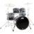 PDP Drums Concept Maple 5-Piece Silver to Black Sparkle 5d. shellset