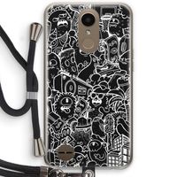 Vexx Black City : LG K10 (2017) Transparant Hoesje met koord