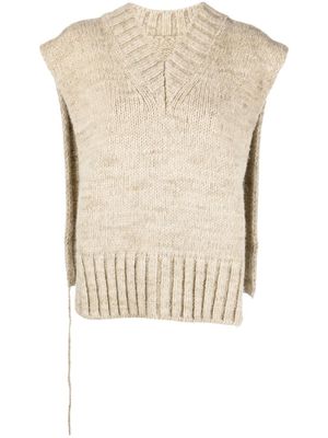 Maison Margiela débardeur en maille botanique Dye - Vert