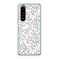 Sierlijke bloemen: Sony Xperia 5 III Transparant Hoesje