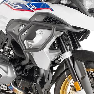 GIVI Valbeugel, Valbeugels voor de moto, TNH5124 Zwart gepoedercoat staal bovenzijde