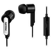 Hoofdtelefoon met microfoon Philips Zwart Siliconen
