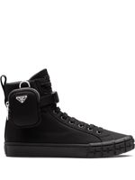 Prada baskets montantes Wheel Re-Nylon - Noir - thumbnail