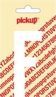 Plakletter Nobel Sticker witte letter F Pickup - Pickup