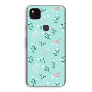 Small white flowers: Google Pixel 4a 5G Transparant Hoesje