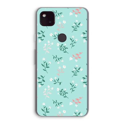 Small white flowers: Google Pixel 4a 5G Transparant Hoesje