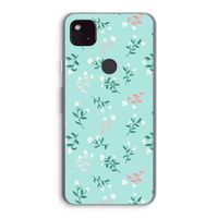 Small white flowers: Google Pixel 4a 5G Transparant Hoesje