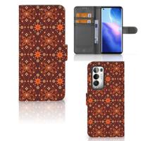OPPO Find X3 Neo 5G | Telefoon Hoesje | Batik Brown