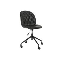Stoel DKD Home Decor Zwart Donker grijs 47,5 x 57,5 x 83 cm