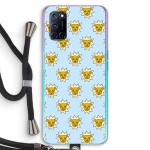 Leeuwenkoppen: Oppo A52 Transparant Hoesje met koord