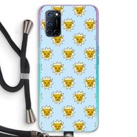 Leeuwenkoppen: Oppo A52 Transparant Hoesje met koord