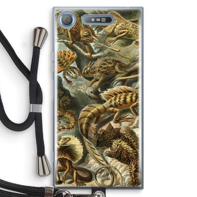 Haeckel Lacertilia: Sony Xperia XZ1 Transparant Hoesje met koord