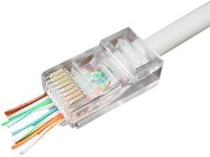 Gembird Modulaire plug RJ45 doorsteekmontage 50 STUKS - 2575196