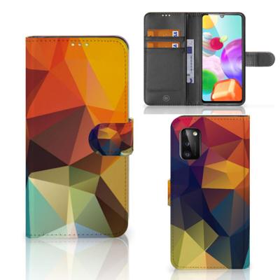 Samsung Galaxy A41 | Book Case | Polygon Color