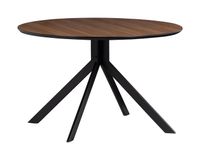 WOOOD Ronde Eettafel Bruno 120cm - Walnoot - thumbnail