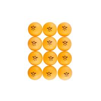 Set van 36x stuks tafeltennis/pingpong ballen oranje 4 cm