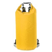 Waterdichte duffel bag/plunjezak 20 liter geel   -