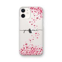 Hartjes en kusjes: iPhone 12 Transparant Hoesje