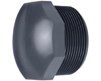 Effast PVC Stop Buitendraad ¼ inch - Robuuste Afsluiting voor Vijver & Watertechniek - thumbnail