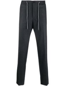 Corneliani pantalon de costume à lien de resserrage - Gris