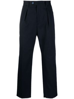 ETRO pantalon droit à rayures latérales - Bleu