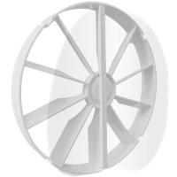 Terugslagklep (lage Weerstand) Kunststof Ø 100mm - In Kanaal